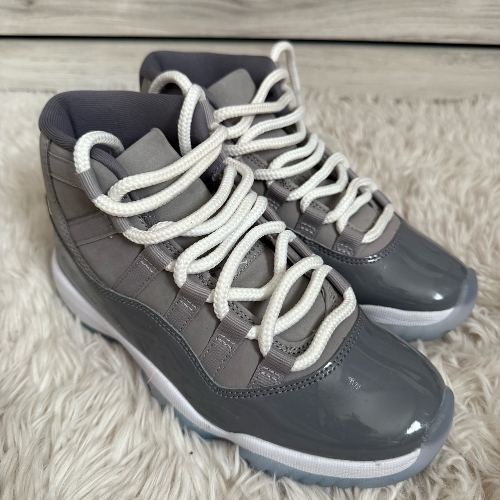 Jordan Women's Athletic Shoes - Gray and White